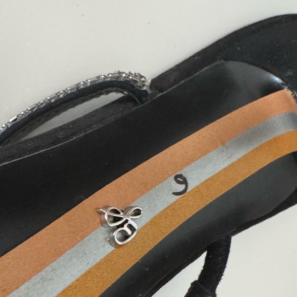 Sam Edelman Anita Embellished Black Heels- Never Worn - Picture 7 of 8
